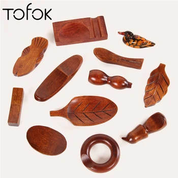 

Tofok Nature Wooden Chopsticks Holder Rack Rest Spoon Fork Stand Chinese Style Home Cutlery Reusable Flatware Kitchen Tool New