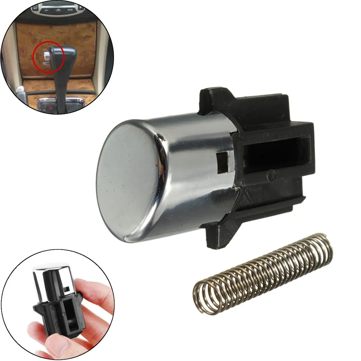 

Shifter Handle Shift Knob Button Repair For Honda for Accord Automatic Only 2003 2004 2005 54132-SDA-A81 Plastic and Metal