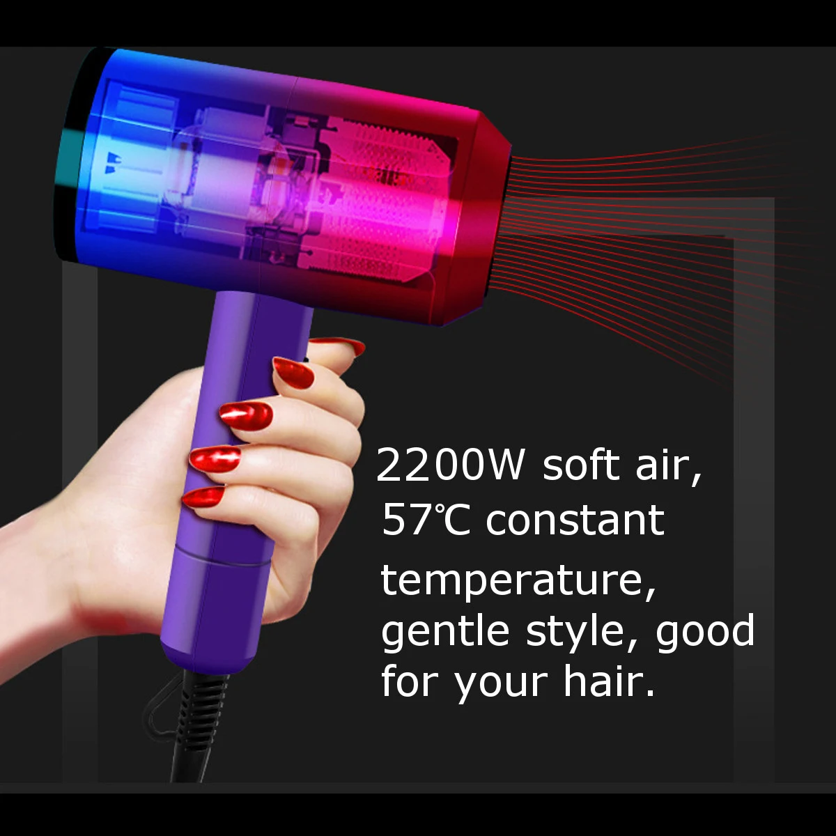 Дорожный бытовой Электрический Фен 220-240 в распылитель краски для волос Инструменты для укладки сушилка Высокого Качества Фен AU Plug