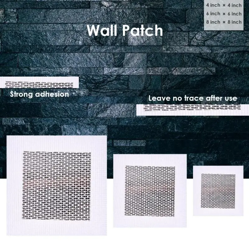 

Aluminum-plastic Composite Board Self Adhesive Stickers Wall Patch Repairer Drywall Patch Repair Aluminum Plate Window Screen
