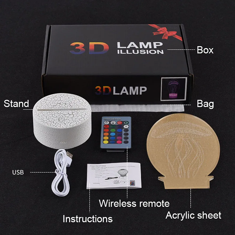 Magiclux الجدة الإضاءة 3D الوهم LED مصباح الرجبي لاعب نموذج أضواء ليلية للأطفال غرفة نوم الديكور الإبداعية هدية