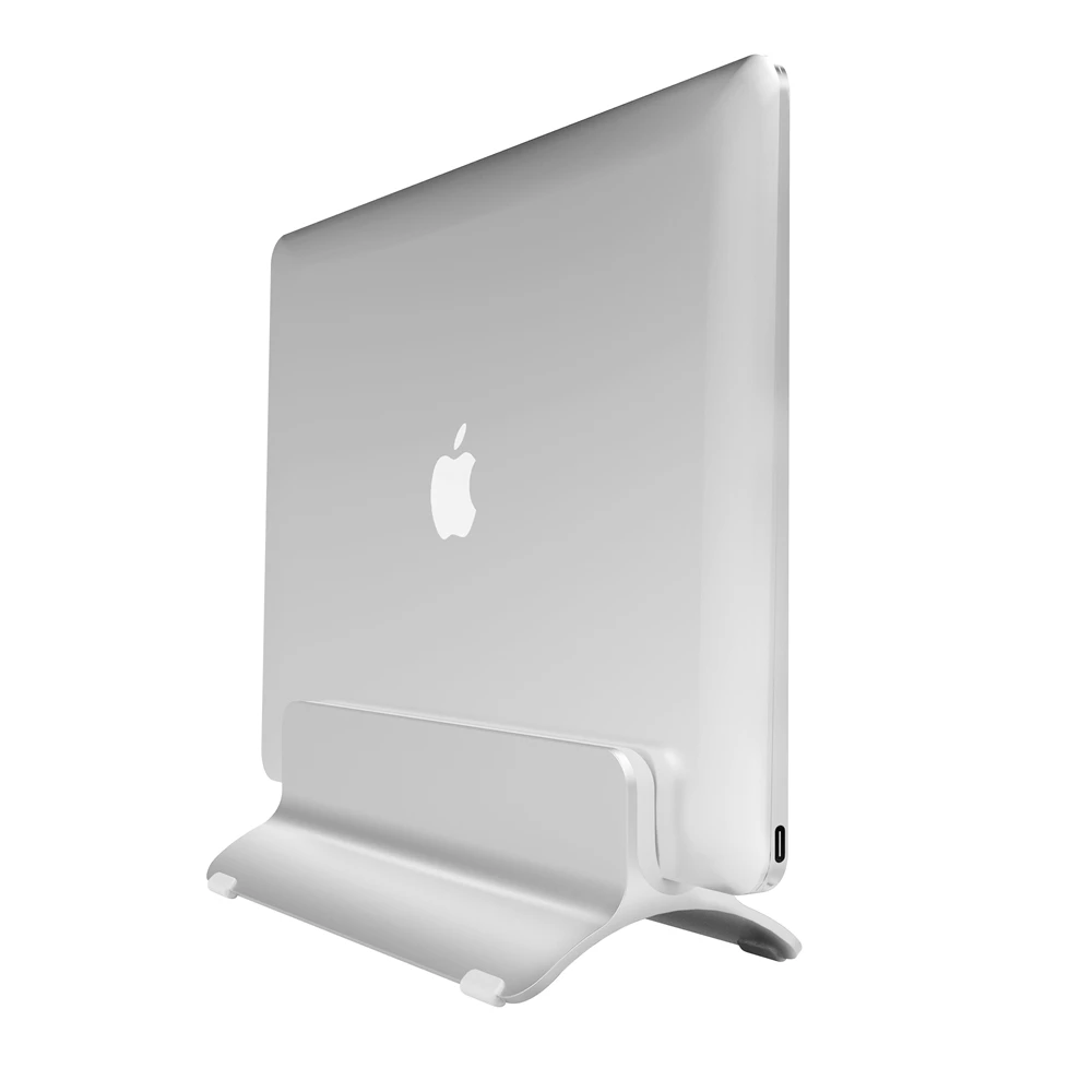 Aluminum Vertical Laptop Stand Adjustable Desktop Holder Erected Space-saving Stand For Apple MacBook Pro/Air Notebooks Aluminum Vertical Laptop Stand Adjustable Desktop Holder Erected Space-saving Stand For Apple MacBook Pro/Air Notebooks