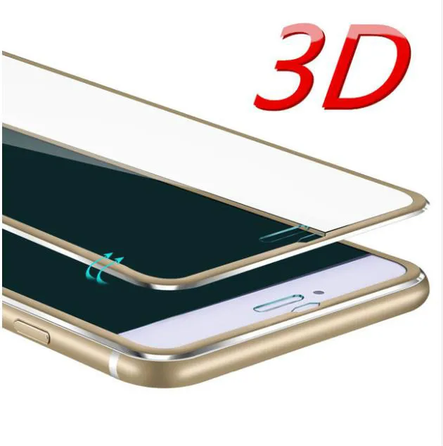 3D изогнутое полное покрытие из алюминиевого сплава Закаленное стекло пленка для iphone 6 6s 7 5 5S SE 5C 8 Plus X XS MAX стеклянная пленка настоящая защита