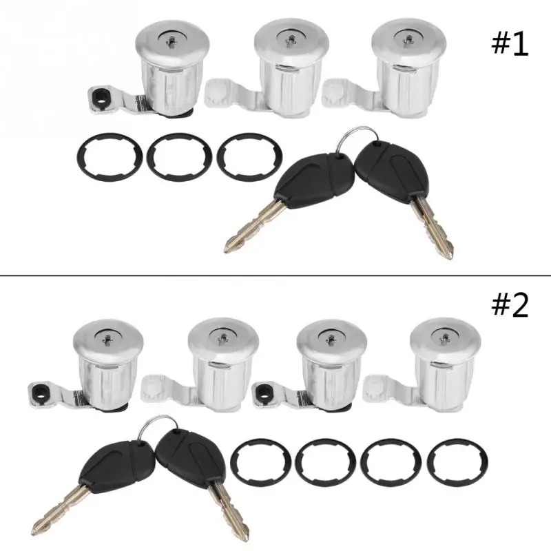 

252522 Car Door Lock Barrel Set with Keys for Peugeot Partner Citroen Berlingo Xsara Car Lock Accessorie Professional Lock Picks