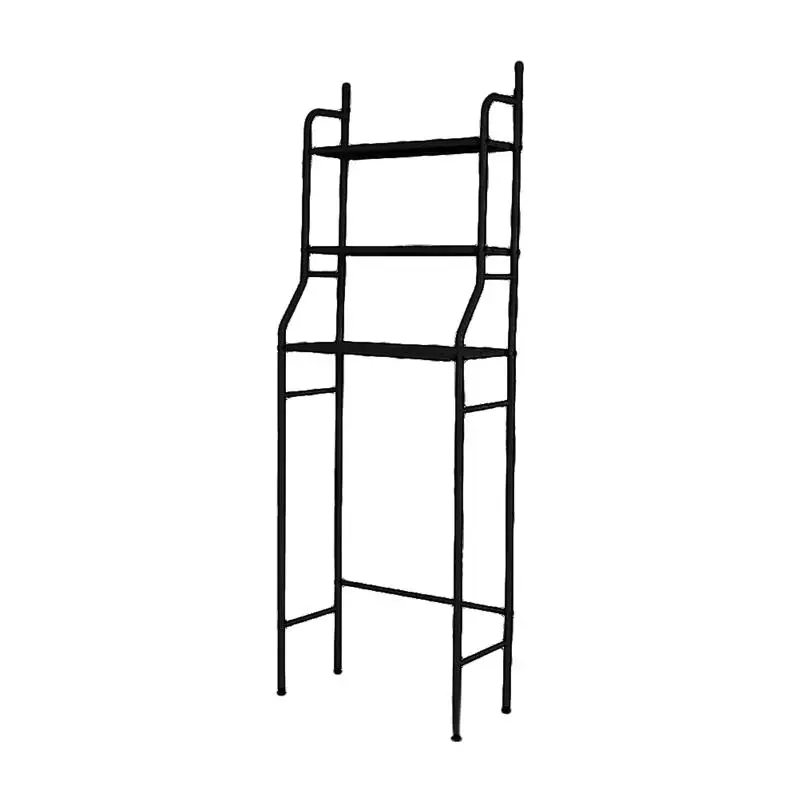 

1pc Over the Toilet Storage Rack Anti-rust Solid 3 Tier Non-slip Storage Shelf Display Rack Storage Rack for Bathroom Toilet