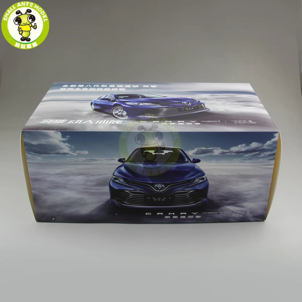 1/18 Camry 8-го поколения Гибридный литой автомобиль модель игрушки для детей Детская Коллекция подарков на день рождения синий