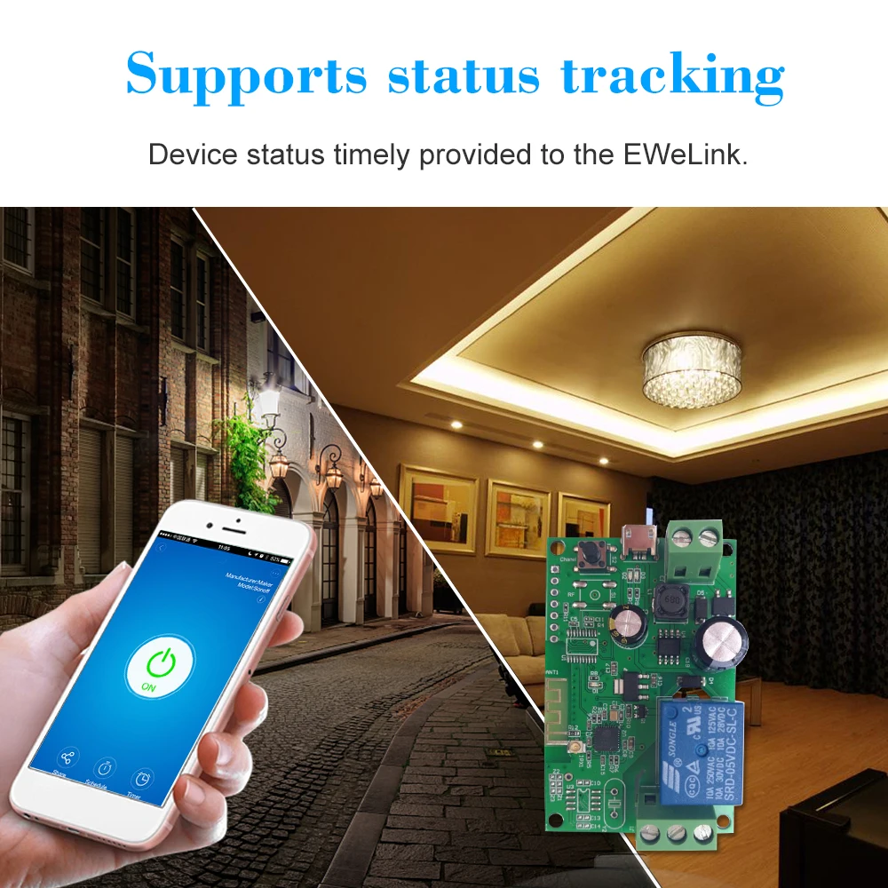 EWeLink DC5V 12V 24V 32V Wifi переключатель беспроводной релейный модуль модули для