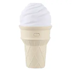 Мороженое Cool Mist увлажнитель с Регулируемый туман режим, 7 цветов светодиодный огни изменение и приурочен автоматического выключения для