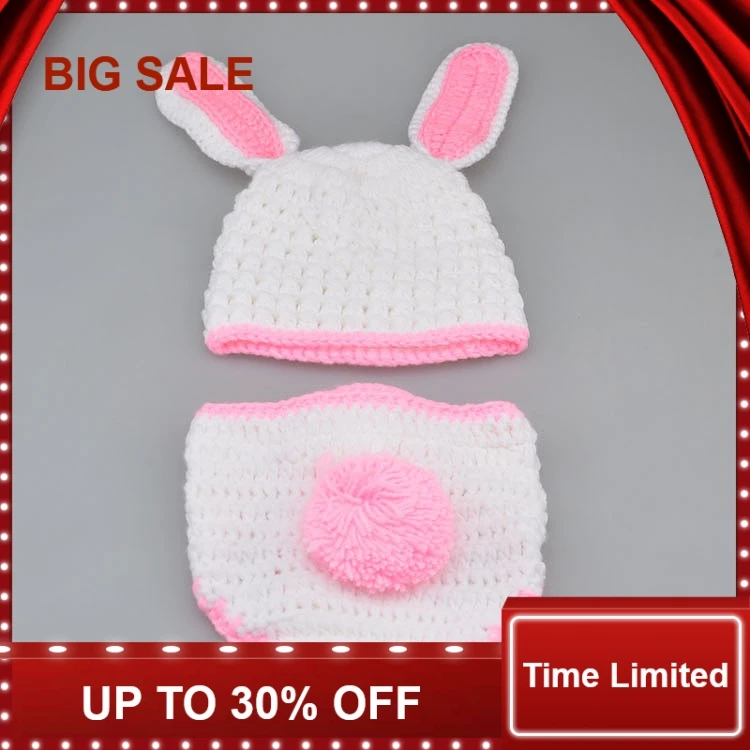 

Baby Hat Newborns Photo Photography Props Infant Knitting Baby Crochet Costume Soft Adorable Clothes