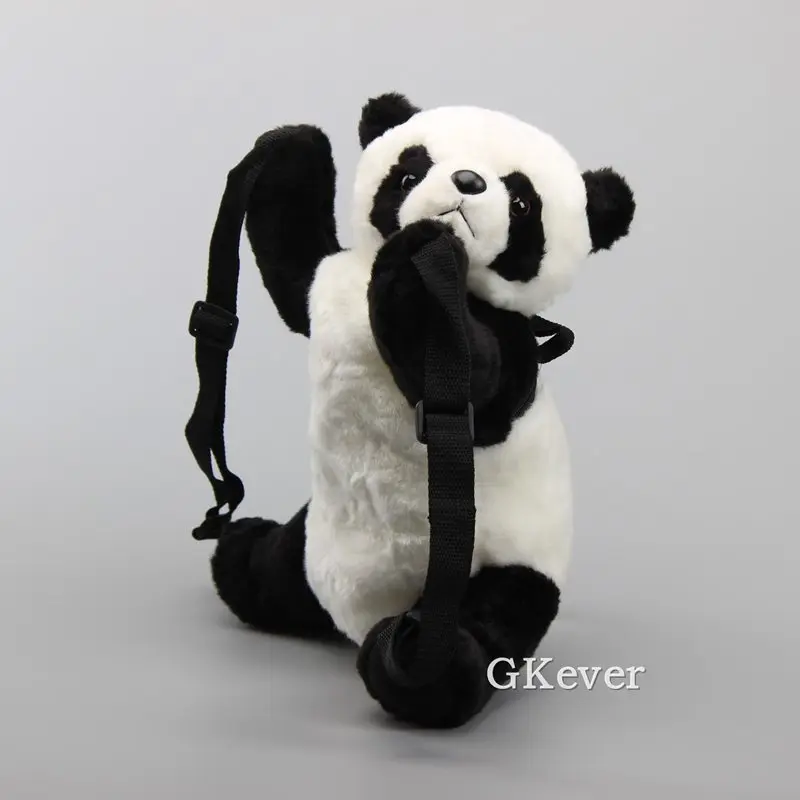 

Lovely Panda Plush Backpack Children School Bag Cartoon Soft Stuffed Dolls Medium Size 13"32 CM