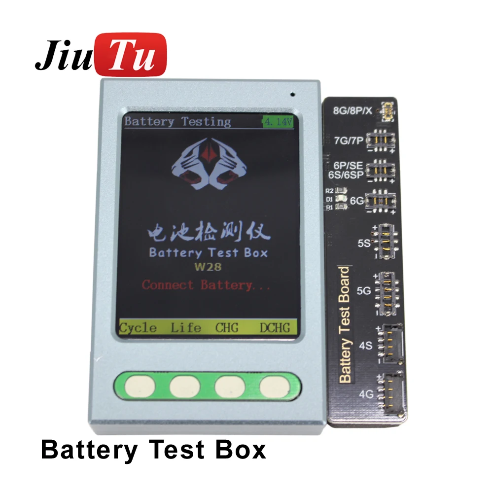 Jiutu USB Battery Tester For iPad iPhone X 8 8P 7 7P 6 6P 6S 6SP 5 5S 4 4S Battery Checker Data Cable Tester Clear Cycle jakemy esd safe metal crowbar pry opening tools for iphone ipad samsung laptop phone repair tools outillage ferramenta