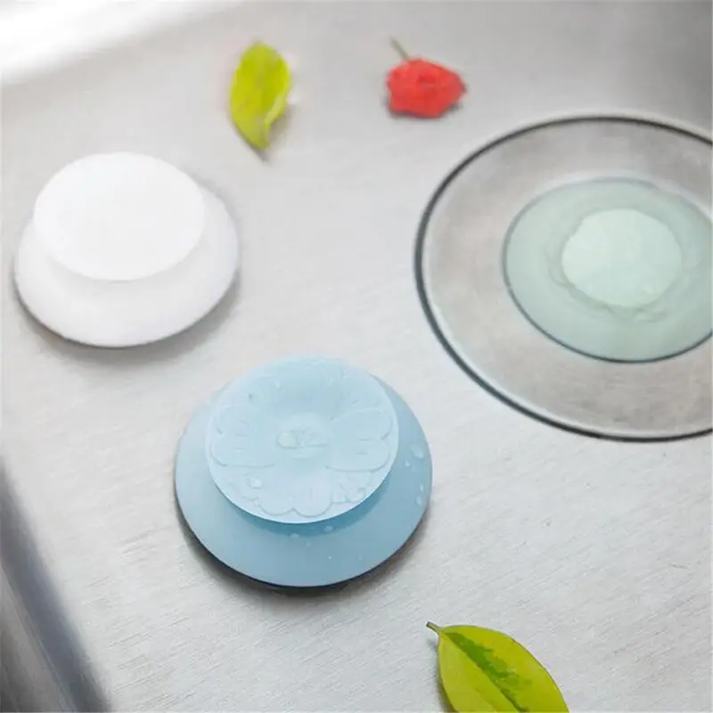 

Sakura Pattern Sink Plug Floor Drain Stopper Plastic Basin Water Filter Stopper for Kitchen Bathroom Hair Stopper Bathtub Plug