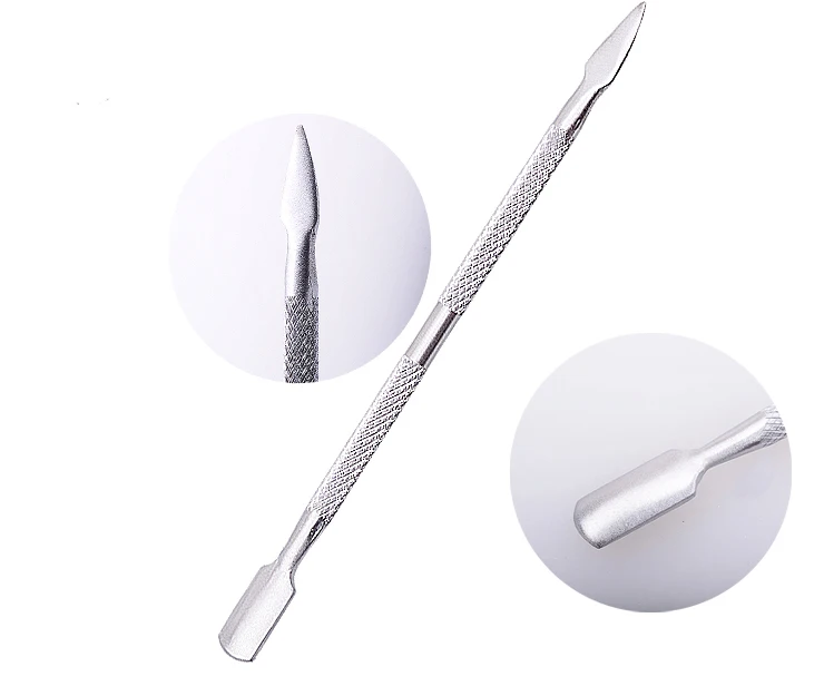 

Yinikiz New Arrival Dead Skin Push Silver Color Stainless Steel Cuticle Remover Manicure Nail Care Tool