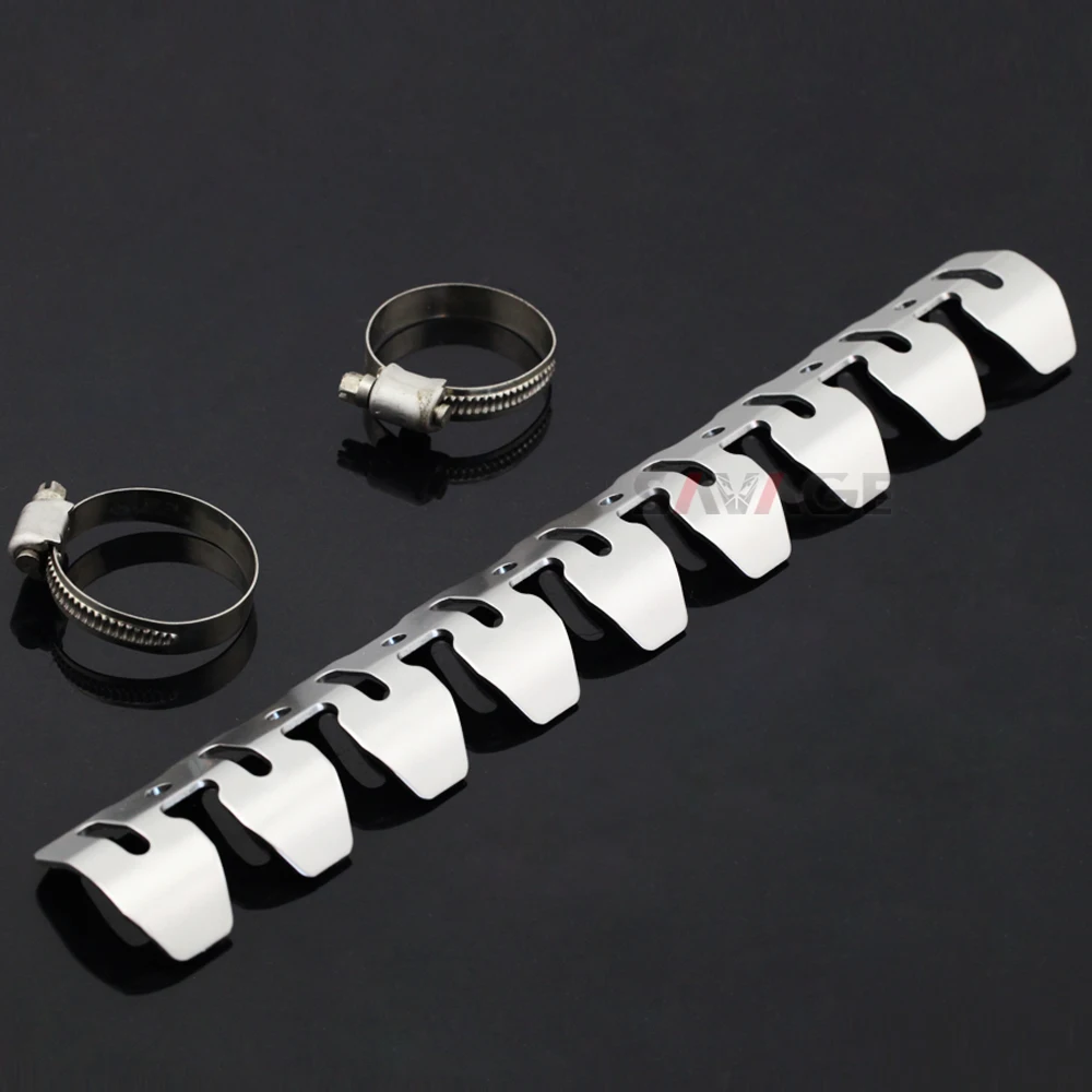

Universal Front Manifolds Exhaust Shield Protector Cover Heat Protection For Motorcycle Dirt Bike Off-road Accessories