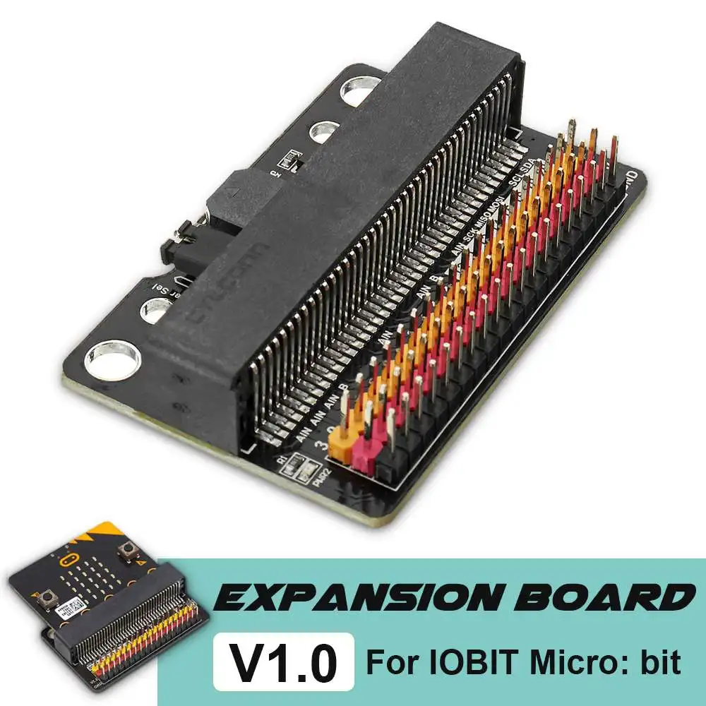 IOBIT Плата расширения Breakout Adapter Board для BBC Micro: bit Development Module содержит зуммер