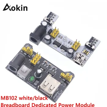 

MB102 Solderless Breadboard Power Supply Module for Arduino Nano 3.3V 5V MB102 white/black Breadboard Dedicated Power Module