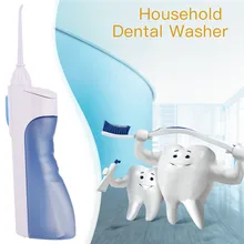 Батарея работает 200ml портативный ирригатор полости рта воды наконечники распылителя Орошение полости рта для отбеливания зубов очистки