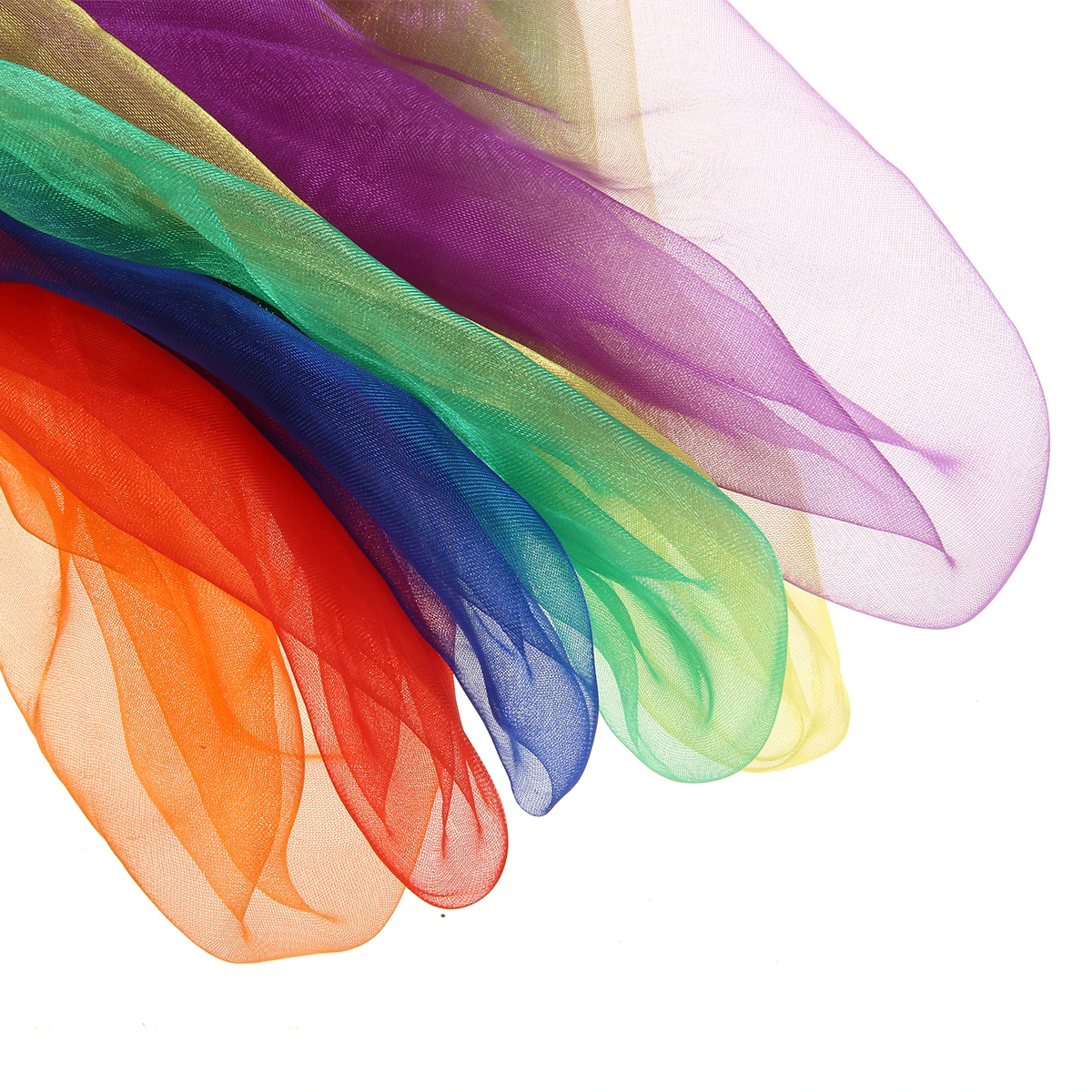 

12pcs 60*60cm Square Juggling Dance Gauze Scarves Desigual Scarves Square Scarf Soft Silk Fabric Shawl Scarf Women 6 Colors