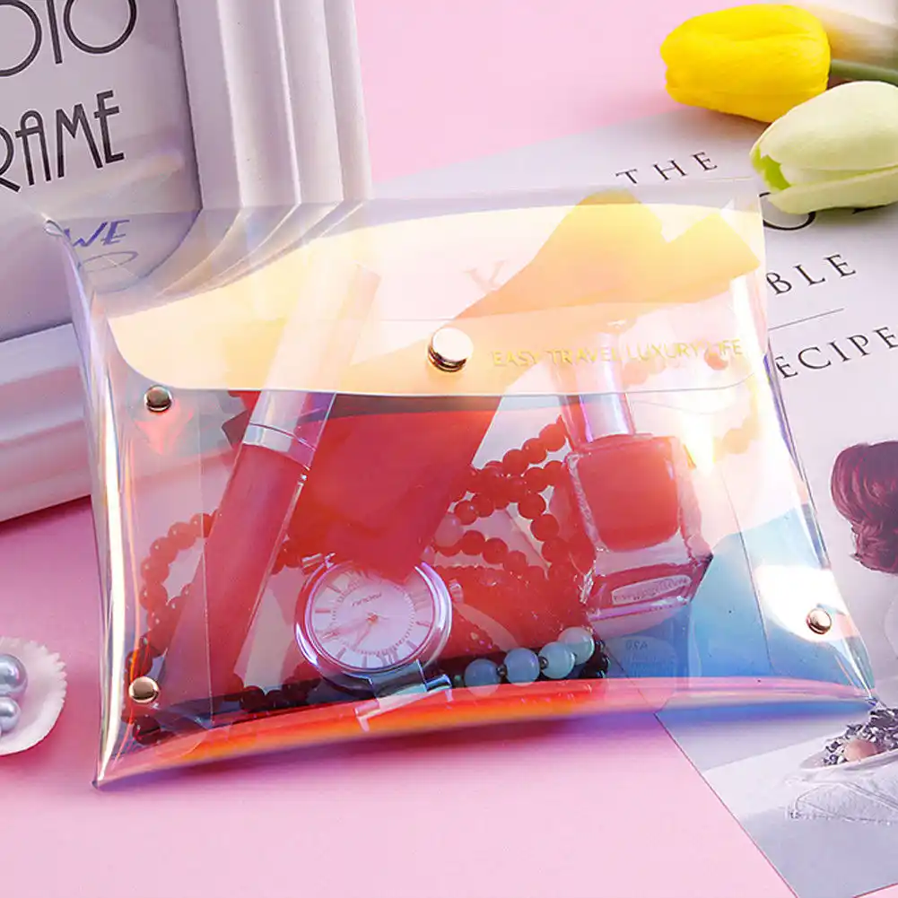 clear envelope clutch