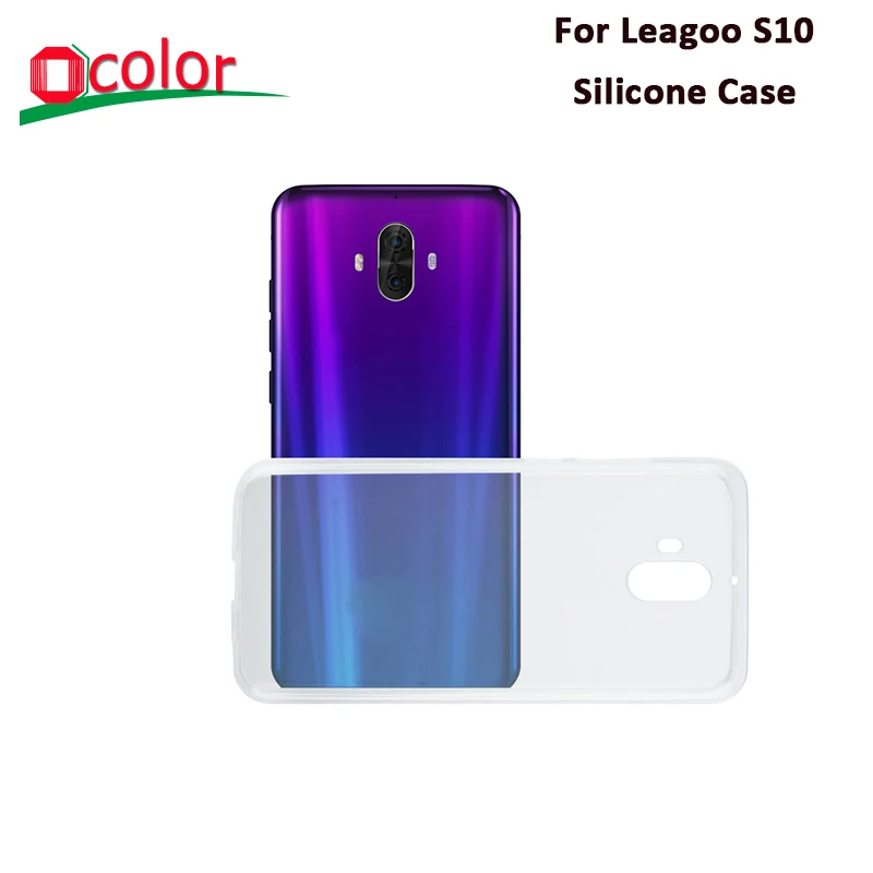 Силиконовый чехол ocolor для Leagoo S10 мягкая Противоударная задняя крышка защитный