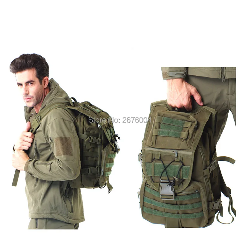 

X7 Multifunctional Military Tactical Backpack 800D Oxford Waterproof Riding Outdoor Bag For Men and Women40L