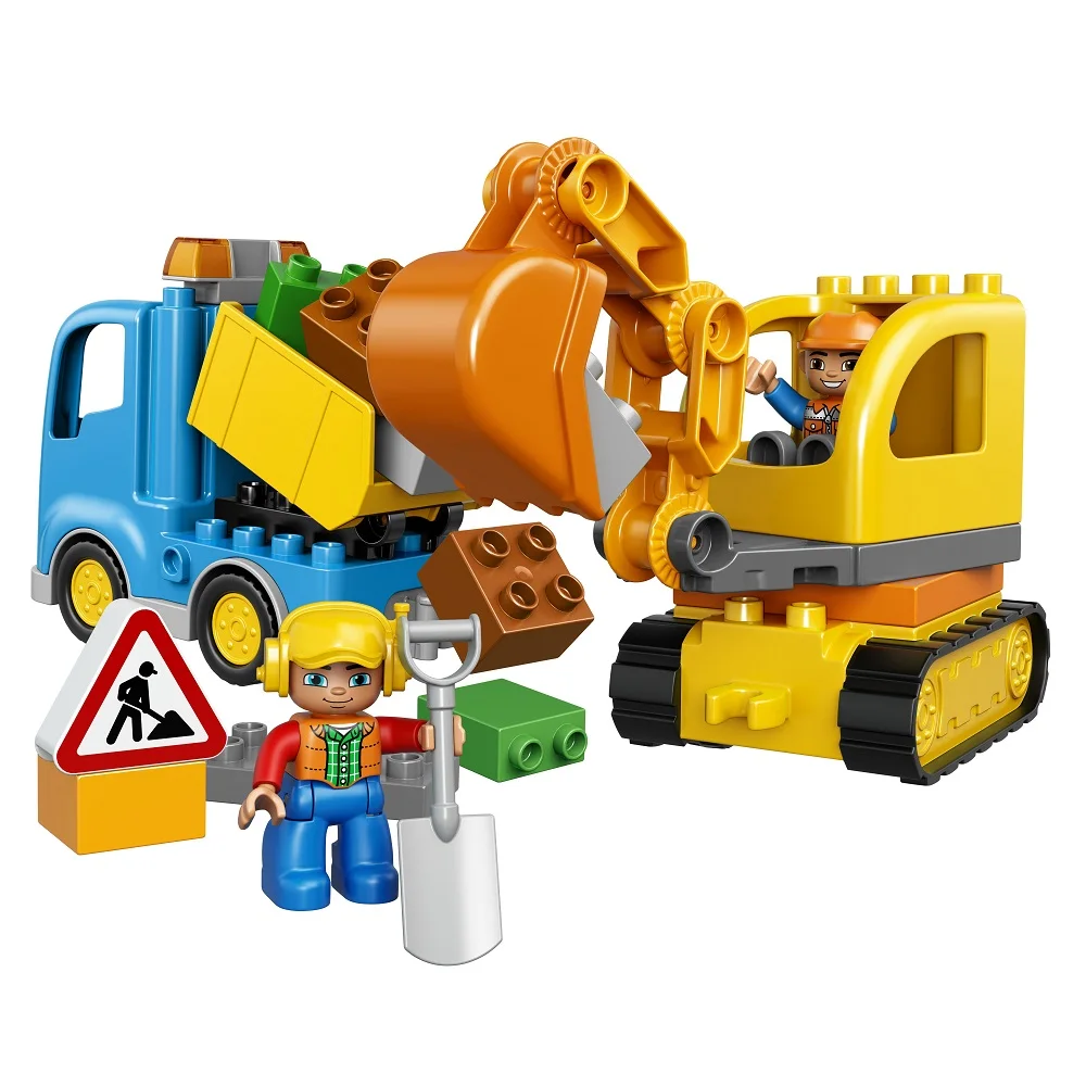 Конструктор LEGO DUPLO 10812 Грузовик и гусеничный экскаватор|Блочные конструкторы| |