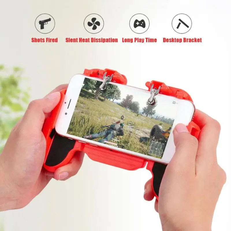  H5 Cooling Fan Game Handle Game Pad Controller Joystick for PUBG Aid Stand