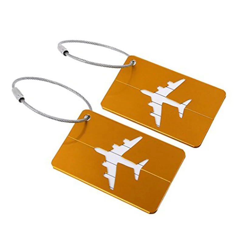 

Travel Insurance Tag Bag Suitcase Aluminum Name Address Luggage ID Tags