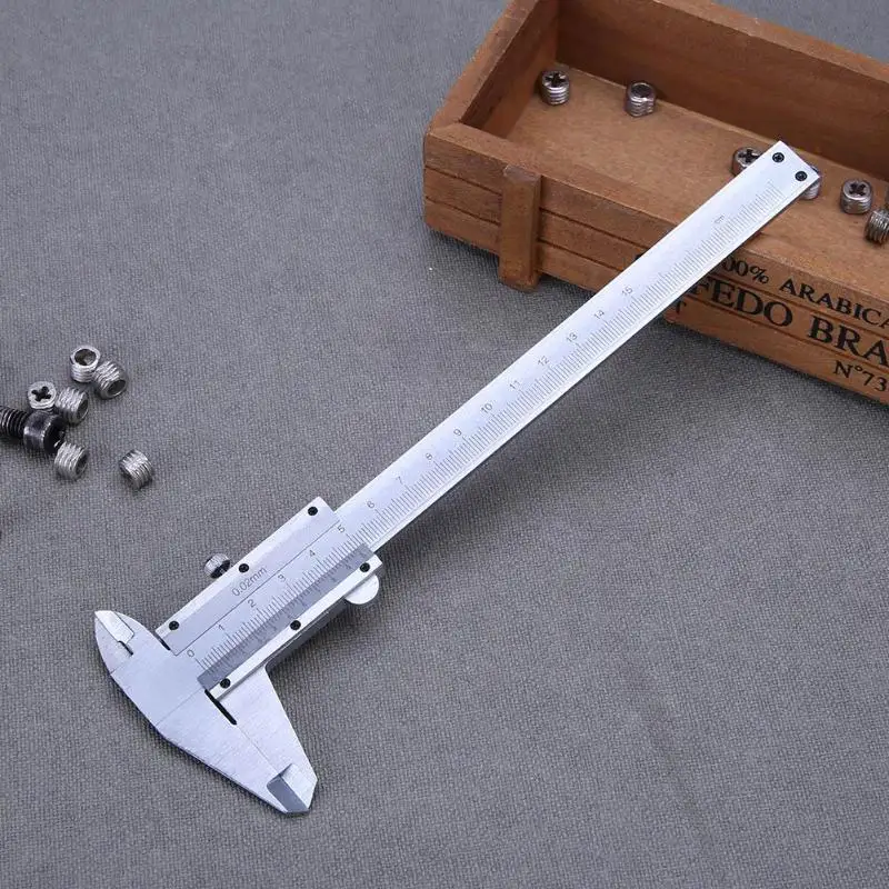 

0-150mm 0.02mm Metal Vernier Caliper Gauge Measuring Tool Carbon Steel Calipers Gauge Micrometer Measuring Instrument