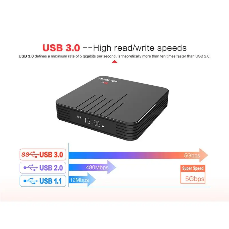 Magicsee N5 MAX Android 8 1 телеприставка S905X2 четырехъядерный двухдиапазонный WiFi ТВ