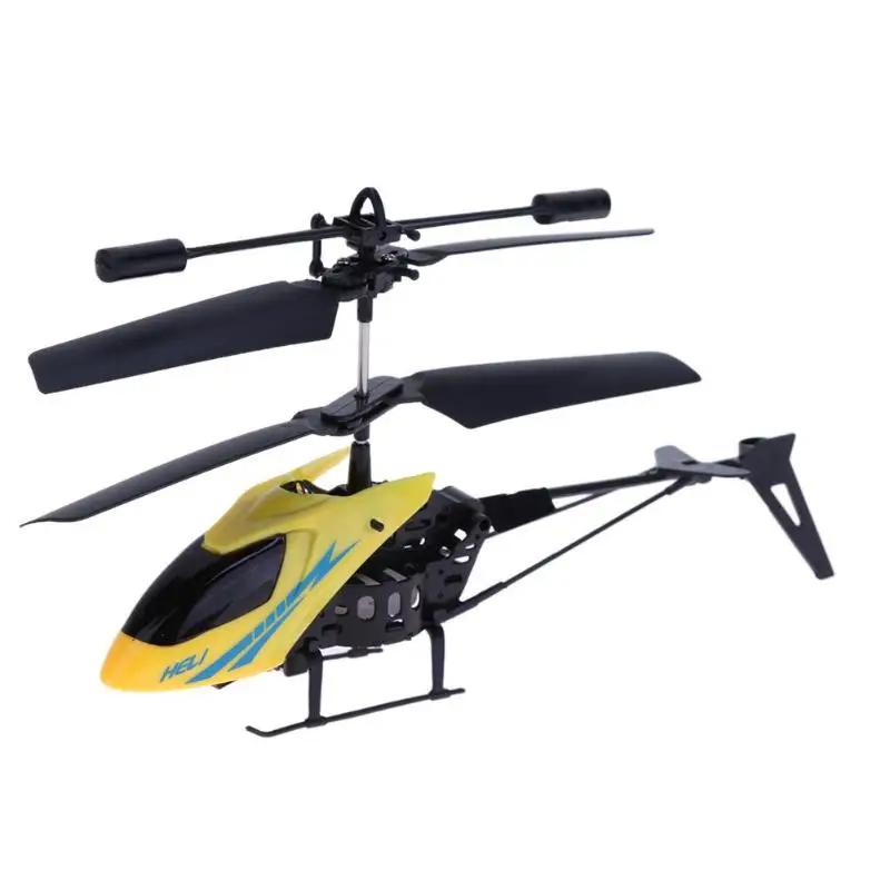 

Mini Cool 2CH RC Helicopter for kids Infrared Remote Control Toys 10-15m Ideal Crash Resistant Gift for Boys Kids red yellow