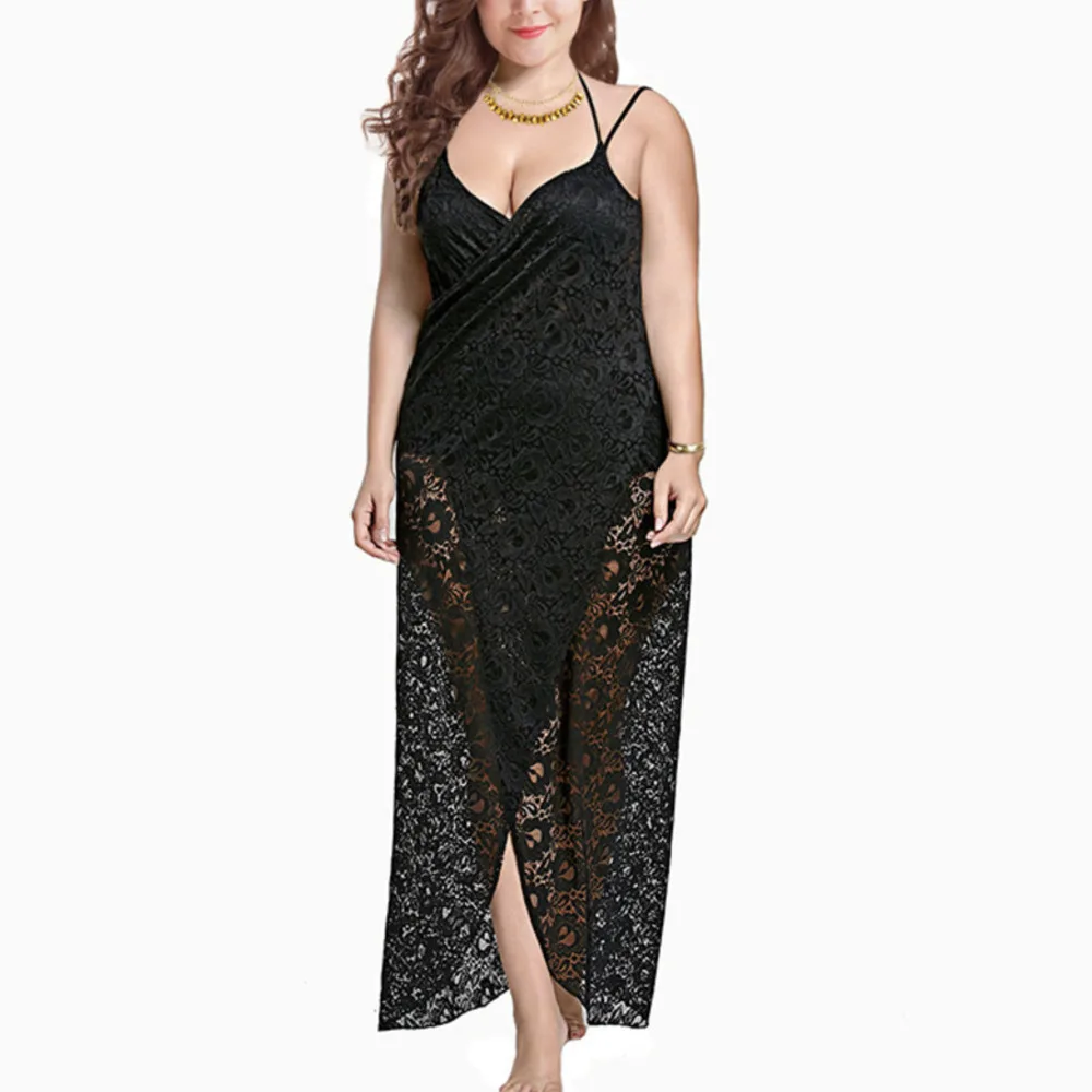 

Robes Plus Size Beach Cover Up Swimsuit Beach Dress Beach Tunic Saida De Praia Bikini Cover Ups Women Beach Capes Lace Beachwear
