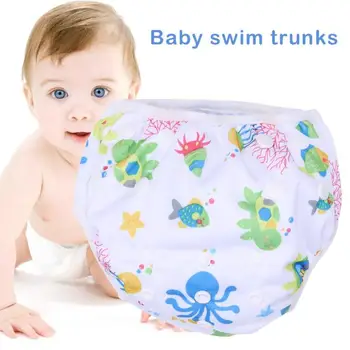 

Unisex One Size Reusable Washable Baby Diapers Waterproof Adjustable Swim Diaper Pool Pant Swim Diaper Infant Pool Cloth Cover