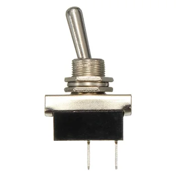 

5pcs Newest New 1PCs Two Terminal Heavy Metal Toggle Switches ON/OFF Kit Classic Car 12V 25AMP Low Price