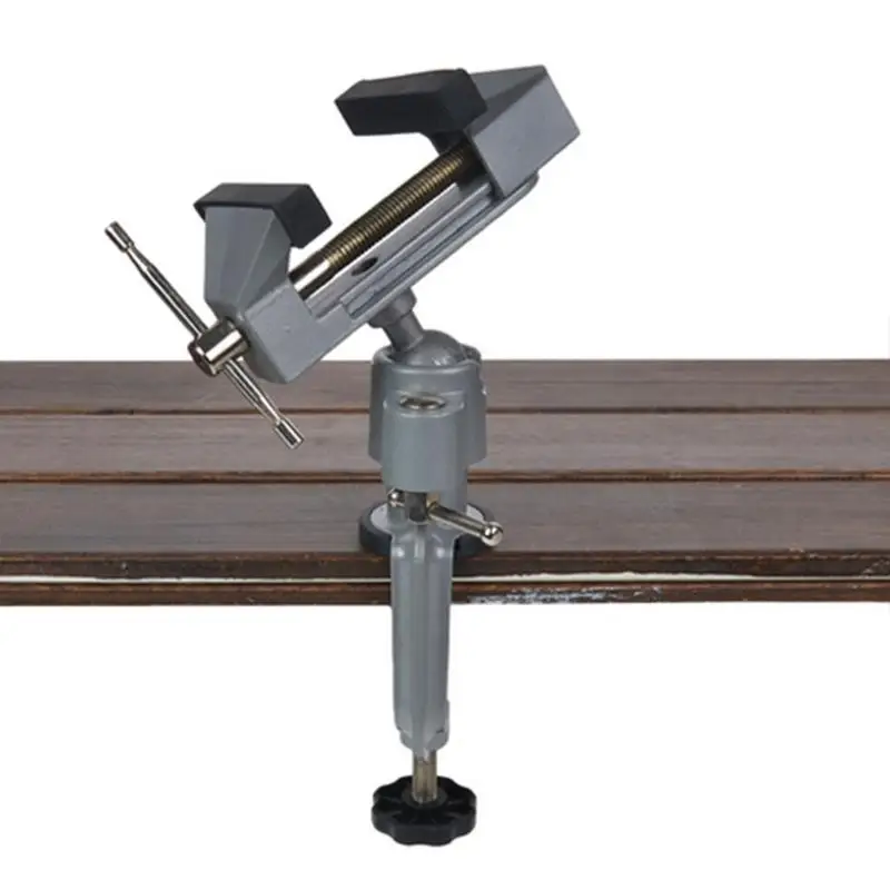

2 in 1 Multinational Table Vise Bench Vice Aluminium Alloy 360 Degree Rotating Universal Vise Precise Mini Vise Clamp alloet