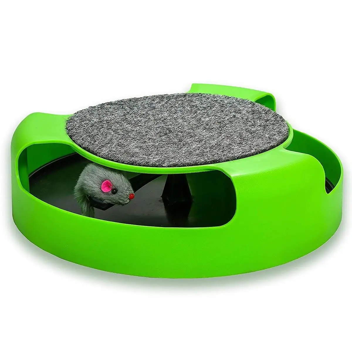 Hot Cat Interactive Toy Cat Toy With Rotating Running Mouse And A Two In One Scratching Pad Catch The Mouse Quality Cat Toy Fo Hot Cat Interactive Toy Cat Toy With Rotating Running Mouse And A Two In One Scratching Pad Catch The Mouse Quality Cat Toy Fo