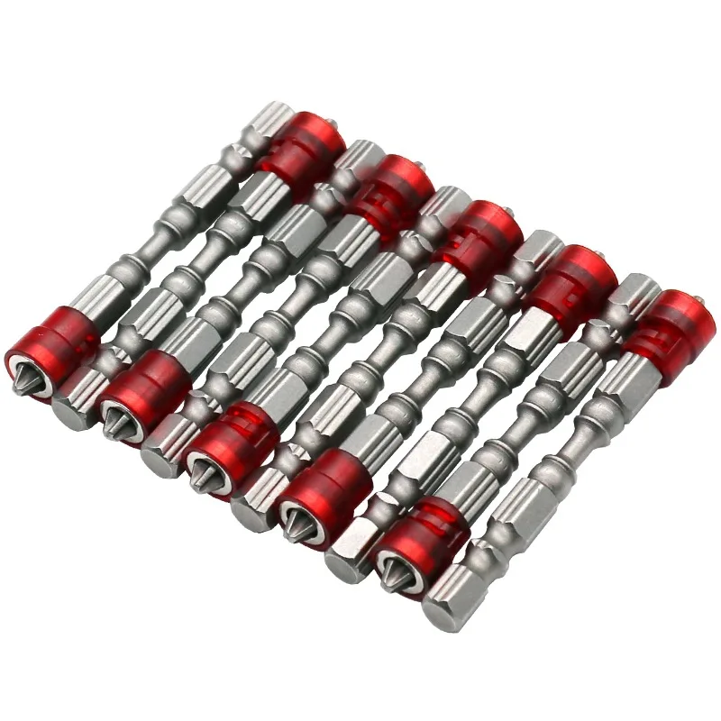 

10PC Drywall Screwdriver Bit Set 65MM Bits 1/4 Hex Depth Stop