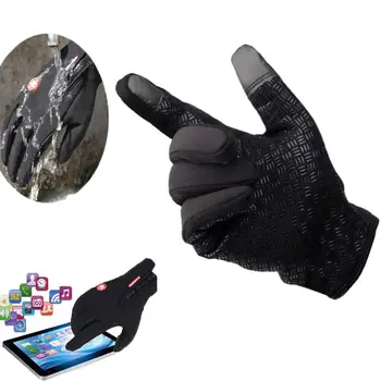 

Novel Winter Touch Screen Windproof Outdoor Sport Gloves For Men Women Army Guantes Tacticos luva windstopper waterproof gloves