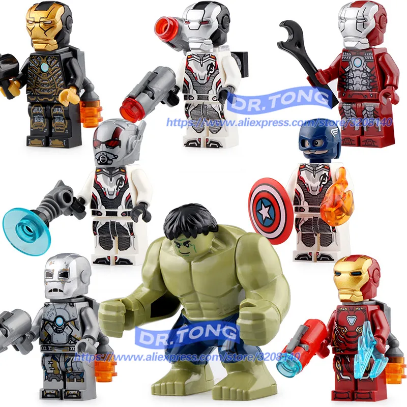 

Legoingly Avengers 4 Endgame Actiom Figures Thanos Iron Man Hulk Thor Building Blocks Bricks Toys For Children Gifts D157-D172