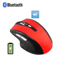 Bluetooth беспроводная компьютерная игровая мышь перезаряжаемая Бесшумная Mause эргономичная PC Gamer красная синяя беспроводная мышь для ноутбука Macbook