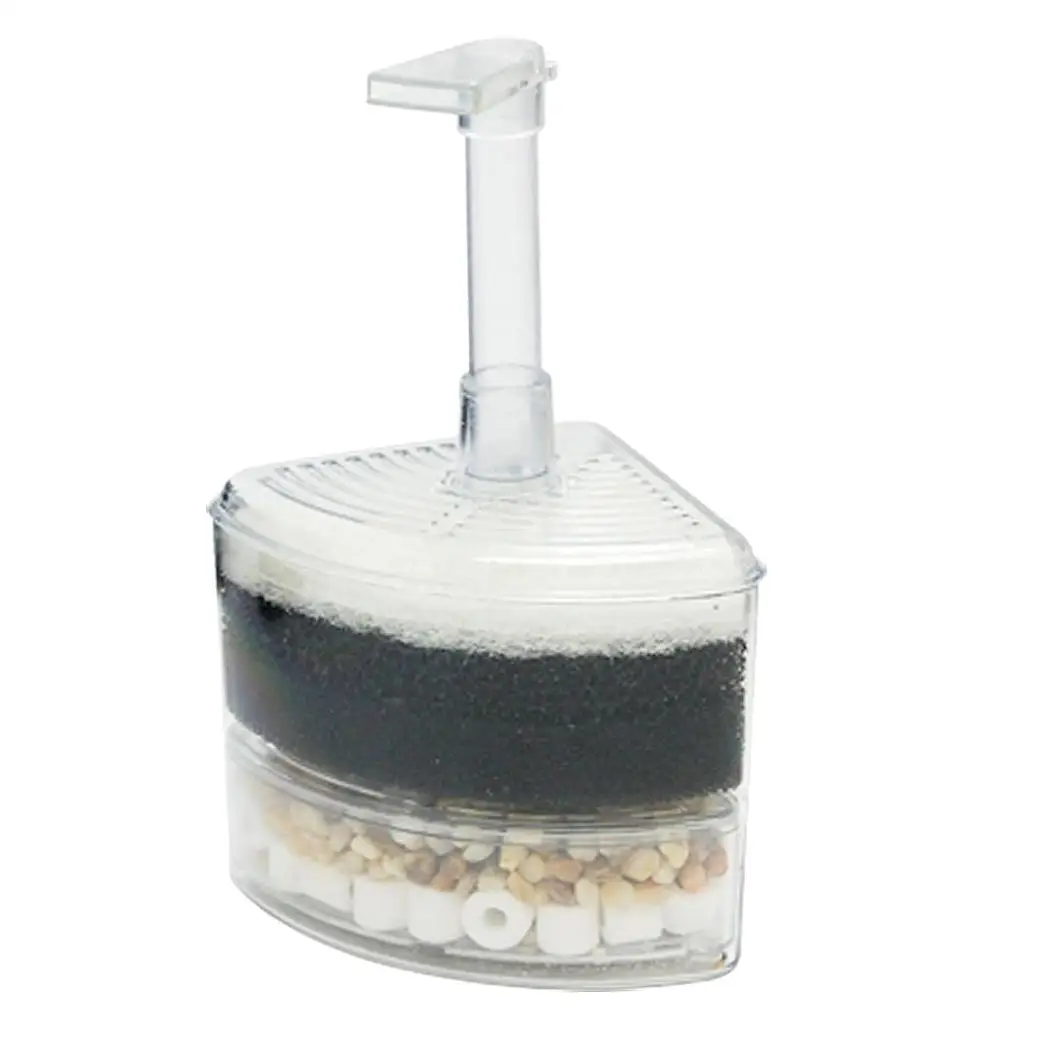 

Aquarium Fish Tank Internal Corner Bio As picture Biological and Mechanical Sponge Box Oxygen Filter