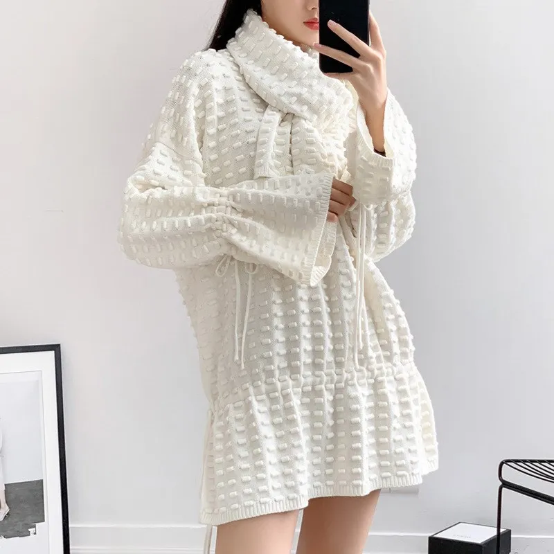 Printemps Blanc Chandail Longues 2019 Rouge Tricoté Manches Femme e29IYHEWD