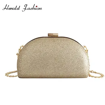 

Herald Fashion Small Female Messenger Bags Women Shoulder Bag Casual Elegant Chain Cluth Ladies' Crossbody Bags Bolsa Feminina
