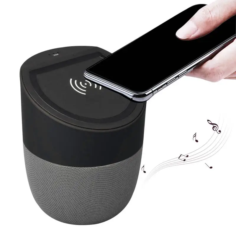 

A1 Bluetooth Speaker 2 In 1 Mini Mobile Phone Wireless Charger With Built-in Battery Mic Hands-free Call Waterproof Speakers