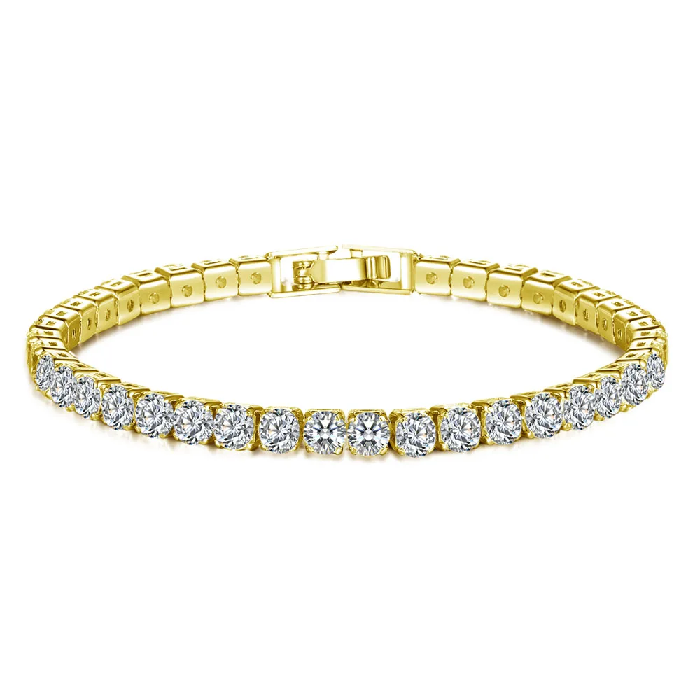 Высококачественные супер сияющий цирконий теннисные браслеты& amp браслеты для женщин новые модные ювелирные браслеты D4