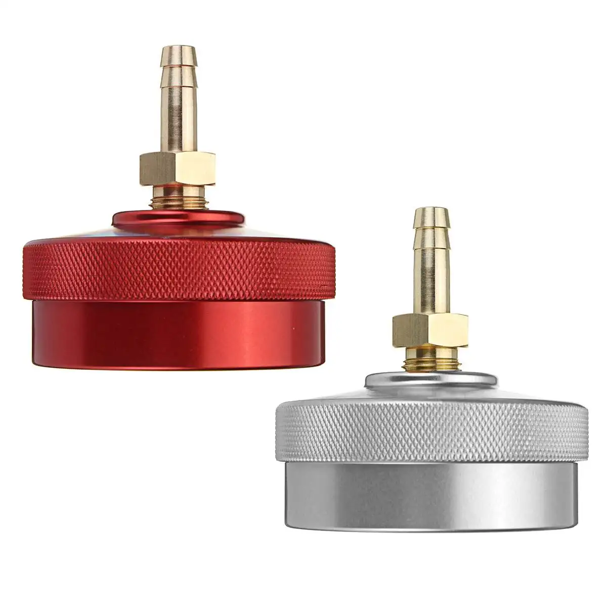 

Generator Aluminum Extended Extender Run Fuel Gas Cap Set Fits For Yamaha EF1000is EF2000is Silver and Red Color