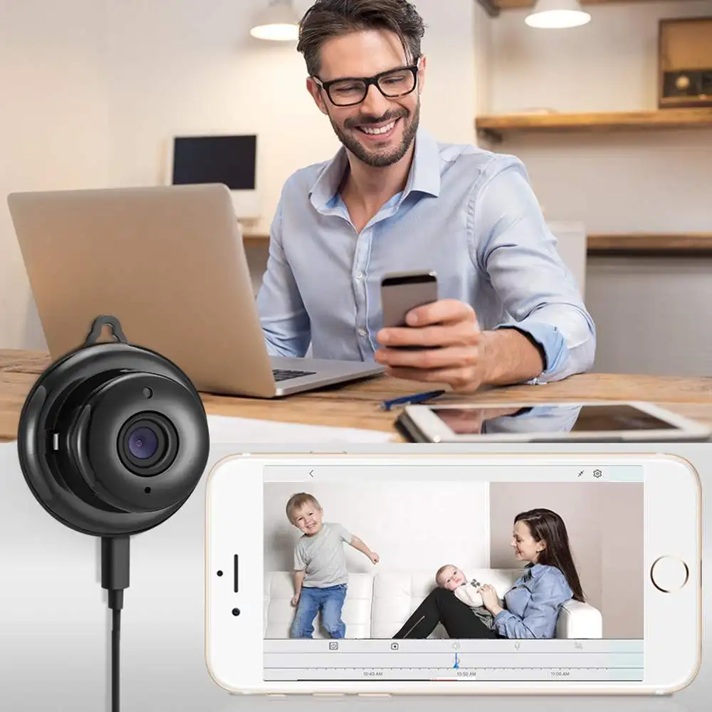 DIGOO MYQ 720P Smart wifi Беспроводной IP Камера домашний мини-камера наружного видеонаблюдения Видеоняни и радионяни Ночное видение 2-полосная аудио