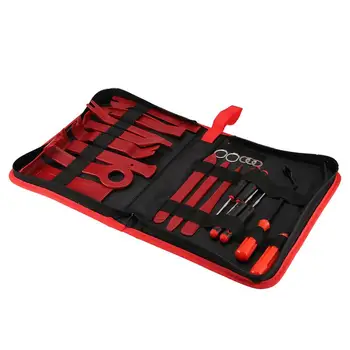 

Onever 22pcs/Set Car Auto Trim Removal Tool Audio Speaker Door Panel Open Molding Set Kit Pouch Pry Tool Hand Tools