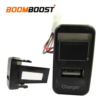 

Blue light LED USB Interface Socket Car Charger for Nissan 5V 2.1A USB Interface Socket Phone Charger