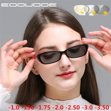 Фотохромные очки женские оптические очки в оправе оправа очки с цветными линзами-1,0-1,5-1,75 круглые очки